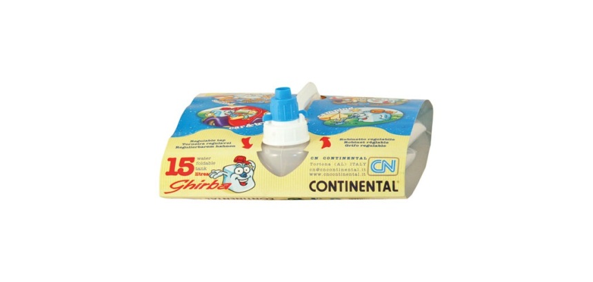 Jerrican alimentaire souple - Ghirba - robinet et poignée - 15 L