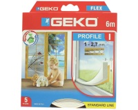 Joint adhésif mousse PVC - profil I - 9 mm x 3 mm x 6 m - blanc
