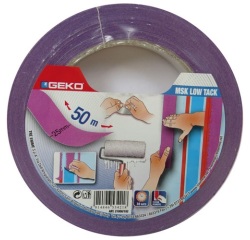 Ruban adhésif de masquage - surfaces délicates - 25 mm x 50 m - violet