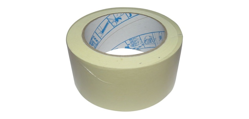Ruban adhésif de masquage - basic - 50 mm x 50 m - blanc