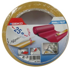 Adhésif double face polypropylène - 50 mm x 25 m