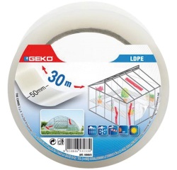 Adhésif de réparation bâches et serres - 50 x 33 mm - transparent