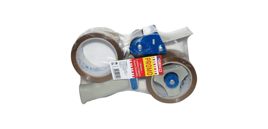Pack promo dérouleur +2 rouleaux adhésif emballage standard