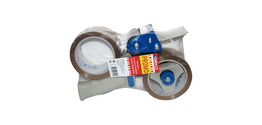 Pack promo dérouleur +2 rouleaux adhésif emballage standard