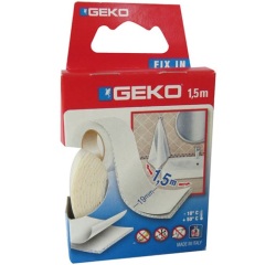 Adhésif double face mousse - 19 mm x 1,5 m - blanc