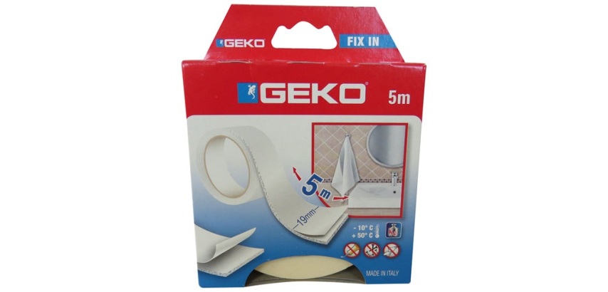 Adhésif double face mousse - 19 mm x 5 m - blanc