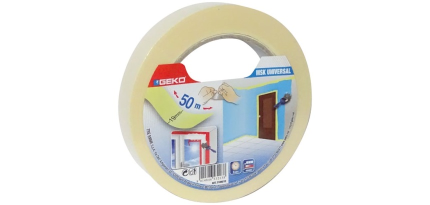 Ruban adhésif de masquage - universel - 19 mm x 50 m