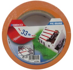 Adhésif PVC - 50 mm x 33 m - orange