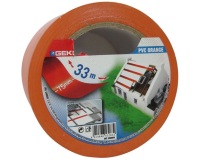 Adhésif PVC - 75 mm x 33 m - orange