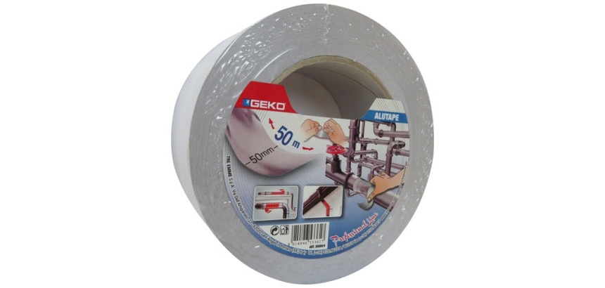 Adhésif aluminium 50mmx50m 30microns