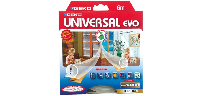 Joint adhésif thermoplastique - universel EVO - 9 x 7 x 6 mm - transparent