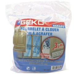 Joint à clouer ou agrafer - 65 mm x 3 m - blanc