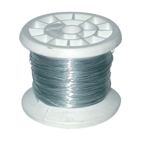 Fil carcasse - bobine bricolage - ép.0.3mm - 50 g - Zinc