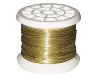 Fil carcasse - bobine bricolage - ép.0.4mm - 50 g - laiton