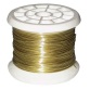 Fil carcasse - bobine bricolage - ép.0.4mm - 50 g - laiton