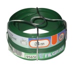 Fil attache plastifié vert - 50 m - D: 4 mm