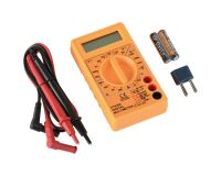 Multimètre digital électronique avec CDV-CAV-CDA-OHM piles orange
