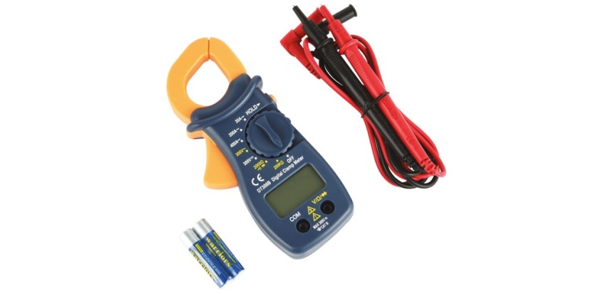 Testeur pince ampérimétrique - compacte - noir/jaune