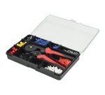 Kit de pince à sertir - avec 1200 cosses cylindriques pré-isolées