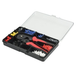 Kit de pince à sertir - avec 1200 cosses cylindriques pré-isolées