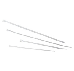 Collier de serrage - 2.5x135 mm - lot de 100 - transparent