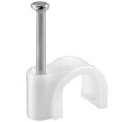Attache câble - D.14 mm - lot de 40 - blanc