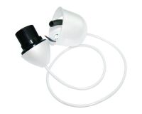 Douille de lampe suspendus - E27 - L : 60 cm  blanc