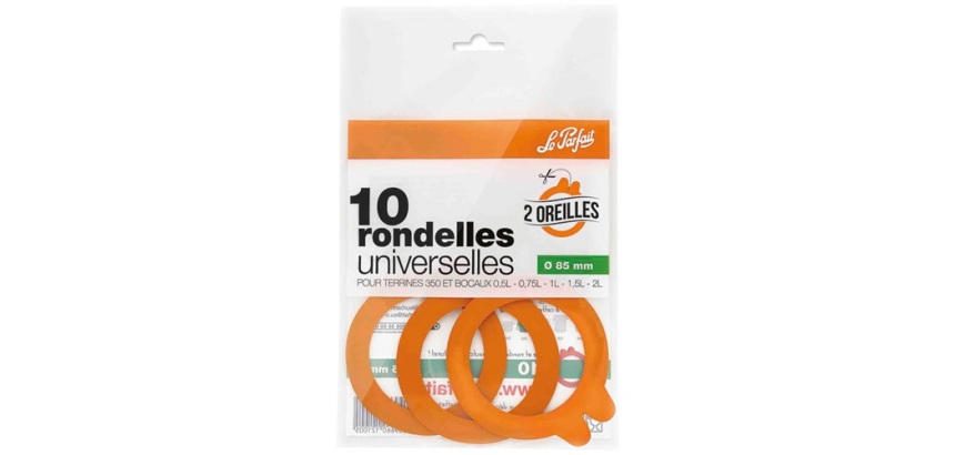 Sachet 10 rondelles universelles 2 oreilles 85 mm - Super