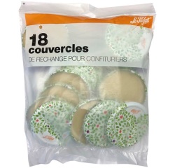 Lot de 18 couvercles pour confituriers
