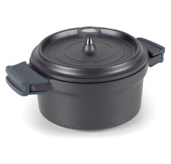 Cocotte ronde 24 cm Noire - Fundicion