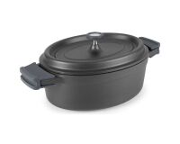 Cocotte ovale 26 cm Noire - Fundicion