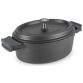 Cocotte ovale 31 cm Noir - Fundicion