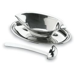 Saucière avec louche et plateau - Luxe