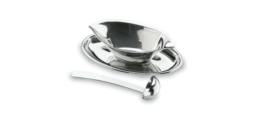 Saucière avec louche et plateau - Luxe