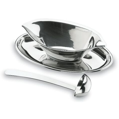 Saucière avec louche et plateau - Luxe