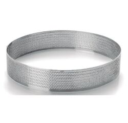 Cercle à tarte rond perforé 24 cm