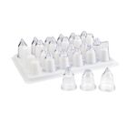 Douille acrylique assortie Lot de 24.