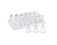 Douille acrylique assortie Lot de 24.