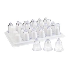 Douille acrylique assortie Lot de 24.