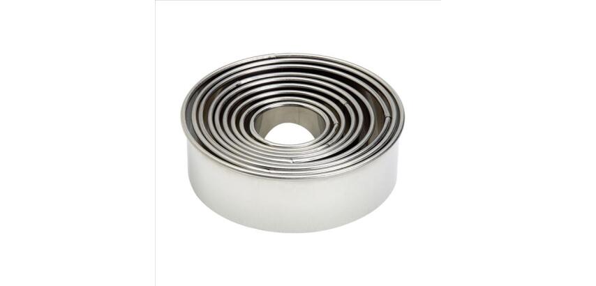 Découpoir rond uni de 9 emporte pièces Inox
