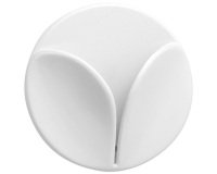 Accroche torchon 3 trous adhésif - blanc -162 x 43 x 22 mm  - lot de 3