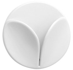 Accroche torchon 3 trous adhésif - blanc -162 x 43 x 22 mm  - lot de 3