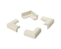 Protection de coin - mousse souple - adhésive - 24 x 52 x 52 mm - blanc - l
