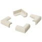 Protection de coin - mousse souple - adhésive - 24 x 52 x 52 mm - blanc - l
