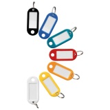 Porte-étiquettes - clés - coloris assortis - lot de 7