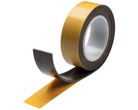 Bande magnétique adhésive - noir - 19mm x 1m