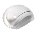 Butée de porte adhésive flexible - semi-sphere - 5 x 4,3 cm - transparent