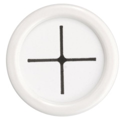 Crochet adhésif - 1 trou - spécial torchon - blanc