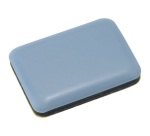 Patin glisseur pour meuble - 4,5 x 35 x 25 mm - gris