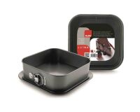 Moule carré à charnière 24 cm - Moka